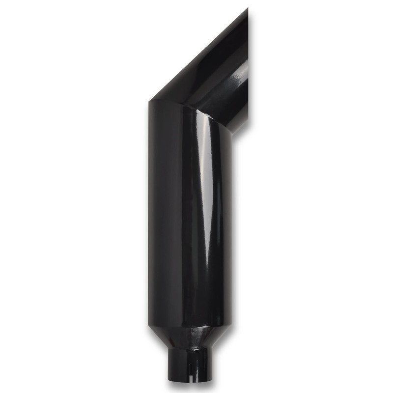 FGJQEFG 5 Inch Inlet 7 Inch Outlet Gloss Black Stainless