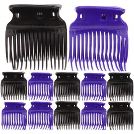 WOONEKY 12pcs Hair Curler Claw Clips Hot Roller Clamp Replacement for Long Hair Secure Hold Salon-grade Quality