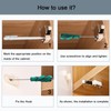 6 Pcs Mini Latch, Touch Release Catch Latch, Metal Automatic