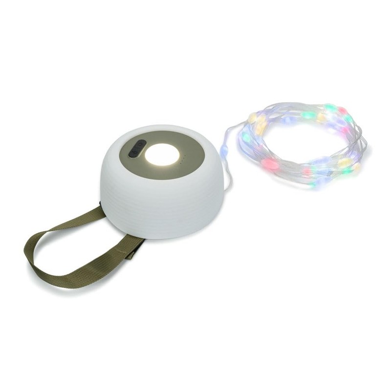 Multi-Purpose Camping Tent Festival Solar Light with RGB String Lights
