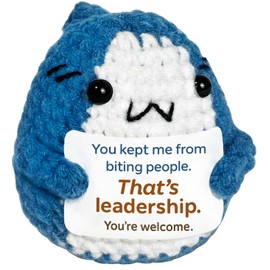 Krinisou Boss Day Gifts for Women Men, Funny Office Appreciation Gifts for Boss Lady Leader Leadership Male Female White Elephant Gift