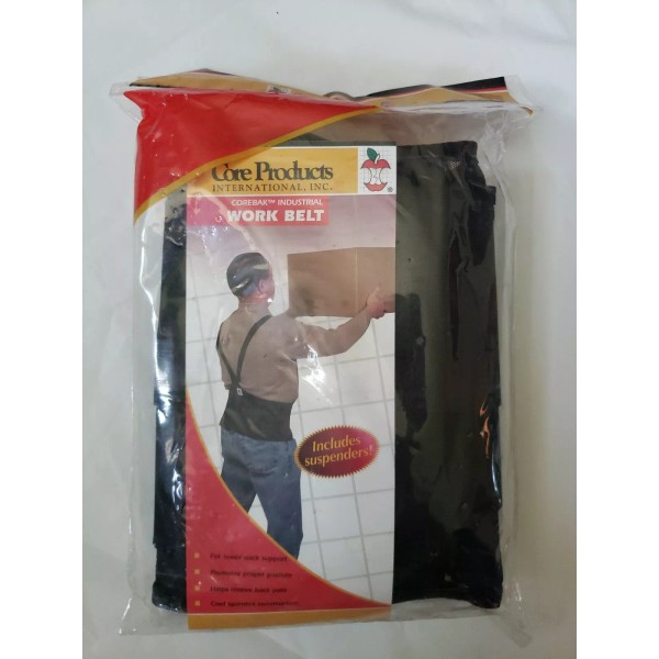 Core Products Corebak Industrial Work Belt With Suspenders New XXL