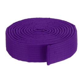 PATIKIL Taekwondo Colored Ranking Belt 1.6" x11.2Ft 3.4m, Cotton Martial Arts Judo Karate Belt for Coach Teaching Practice, Purple
