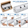 AC Hose Insulation Sleeve for Portable Air Conditioners, 5–5.9 in