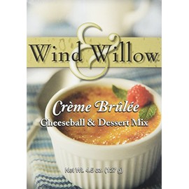Wind and Willow Creme Brulee Cheeseball & Dessert Mix - 4.5 Ounce (4 Pack)