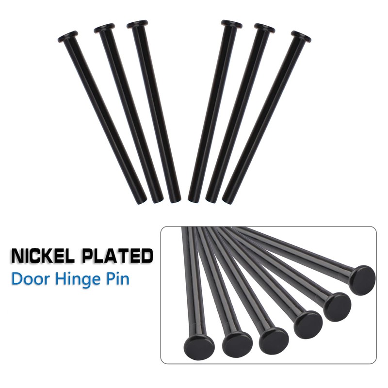 INCREWAY Door Hinge Pins, 6Pcs Residential Door Hinge Pins Durable