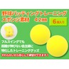 GP (ジーピー) 野球バッティングトレーニングボール スポンジ素材 黄色 42mm 6個入り 34143