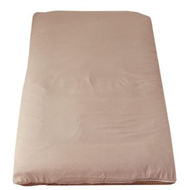 Merry Night FF13121-93 Mattress Cover, Frosted Pattern, Brown, Single Long Size, Approximately 41.3 x 84.6 inches (105 x 215 cm), L-Zip Fastener, Large Opening, Easy to Insert Mattress, Washable