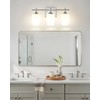 Osimir 3 Light Bathroom Light Fixtures Over Mirror, 21 Inch