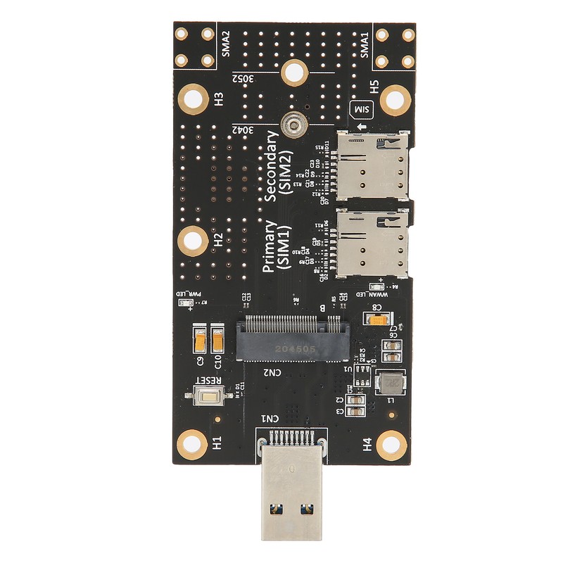 M.2 to USB 3.0 Adapter Push Connector for Dual SIM