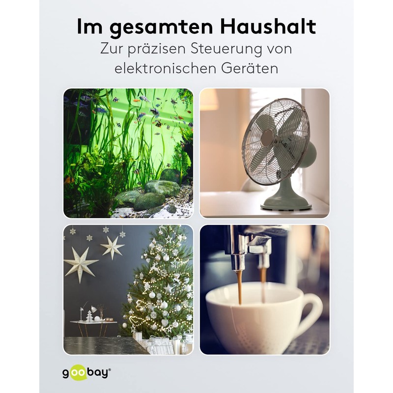 Goobay Timer Analogue, White