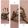 Kisangel Brass Lobster Figurine Feng Shui Statue Wealth Good Luck