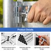 kaiyaya 2 pieces 4-way multifunctional key, triangular key, control cabinet