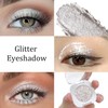 BelleVive Glitter Eyeshadow, Light Eyeshadow, Pressed Glitter Eyeshadow, Glitter Matte