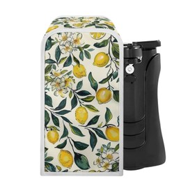 ZUXONGSY Lemon Electric Can Opener Covers Floral Can Opener Dust Cover Kitchen Appliance Cover Machine Washable Home Decoration