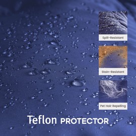 Sonive Outdoor Camping Blanket Down Alternative Throw Blanket,Windproof Water-Resistant Puffy Warm Lightweight Packable for Outdoor,Traveling, Hiking, Backpacking, Picnic, Stadium (Navy, 1 Adult)