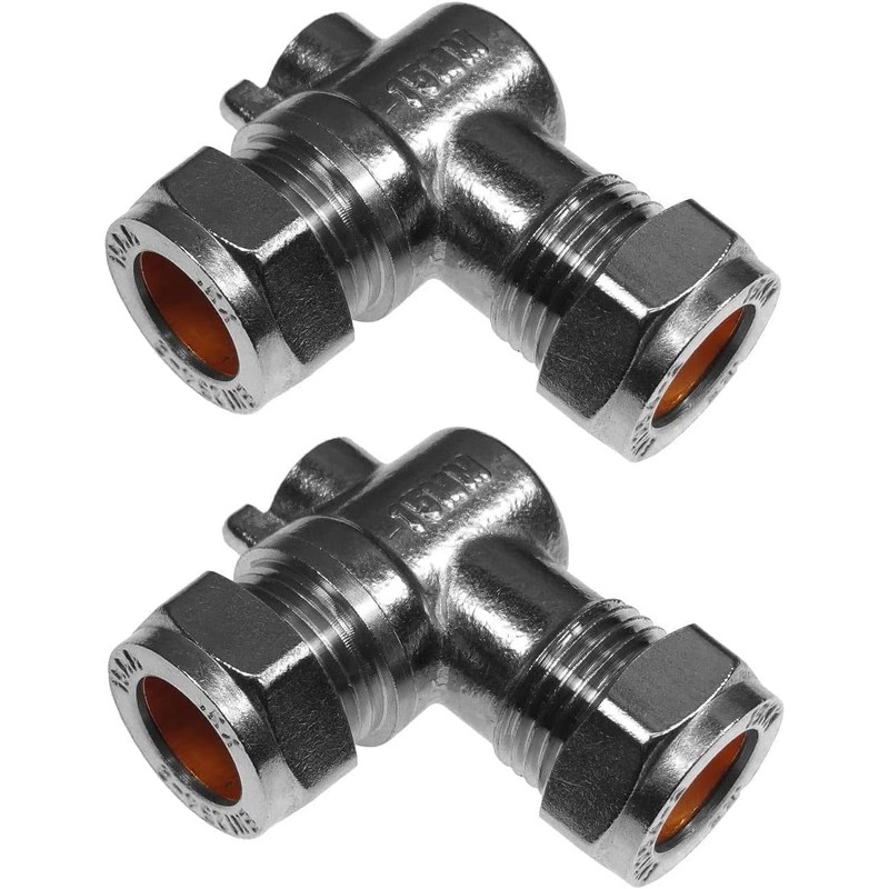 hep® 15mm Angle Isolating Valve for Tap Connector Flexi Pipes