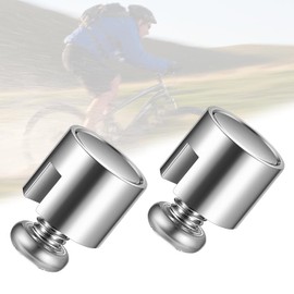 Yuqilin Pack of 2 Bicycle Spokes Magnets, Magnetic Strong Speed Sensor, Bicycle Accessory Holder Sensor, Metal Magnetic Speedometer Sensor, Spoke Magnet for Ebike, Sport, Bike, Mountain Bike