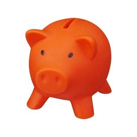 Piggy Bank Piggy Bank with Soft Body in Vibrant Colours Novelty Kids Money Boxes with Stopper Lightweight and Durable Orange