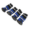 4Pcs Dog Boots Waterproof Pet Booties Reflective Breathable Wearproof High