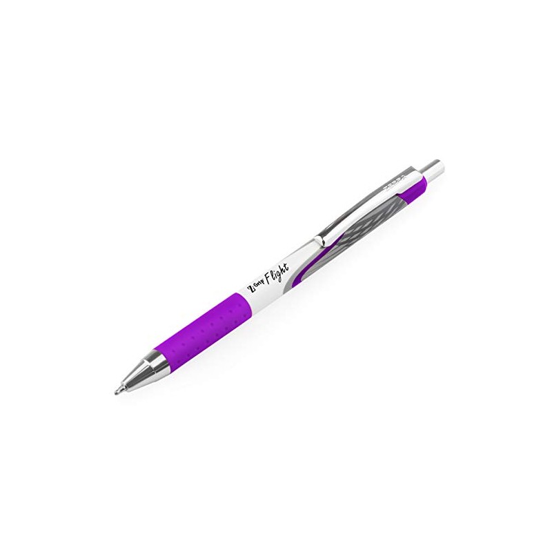 Zebra Classic Z-Grip Flight Ballpoint Pens - 1.2mm - Purple