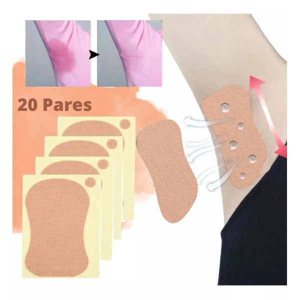 Veraly Almohadillas Absorbe Sudor Axilas Protector Adhesivo 40 Pz F