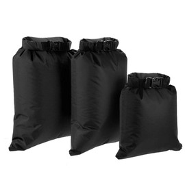 Lixada Waterproof Dry Bags, 3 Pack Ultimate Dry Sack - 3L+5L+8L Lightweight, Roll Top Outdoor Dry Sacks for Kayaking Camping Hiking Traveling Boating Water Sports (Black)