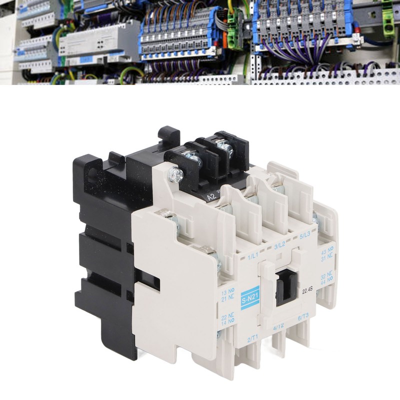 AC Contactor High Performance Coil 4NO 4NC 3 Pole Industrial