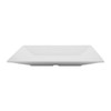 G.E.T. ML-90-W 12" Square Plate, White, Large
