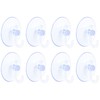 FUYOAL 8 Pcs Suction Hooks, Clear Towel Hooks Window Suckers