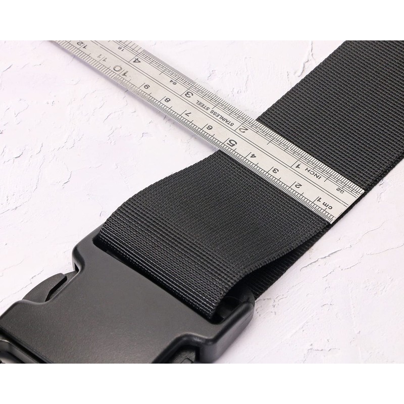 Penta Angel 2Pcs 50mm/2 inch Black Plastic Buckle Clips Heavy
