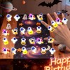 tmlfep 24Pcs Halloween Light Up Rings,Halloween Space Party Decorations Supplies