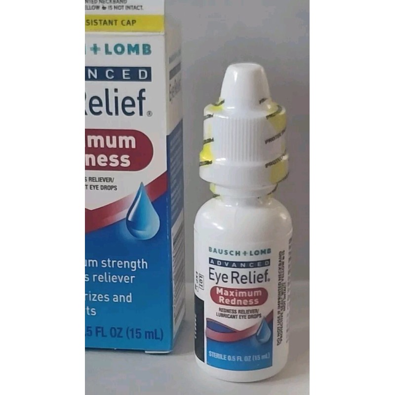 Bausch & Lomb Advanced Eye Maximum Redness Reliver, 0.5 Fl
