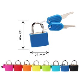 Suitcase Locks, Luggage Locks, Suitcase Locks with Keys, Multicolor Small Padlocks for Travel Suitcases Luggage Bag Case,Metal Travel Padlocks for Luggage Lock Backpack,Gym,Locker (Pink)