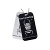 geo-versand Geocaching TravelBug QR 1 x Black - Glow in Dark - Travel Bug Geocoin Trackable QR Code Scanning Beetle Tick