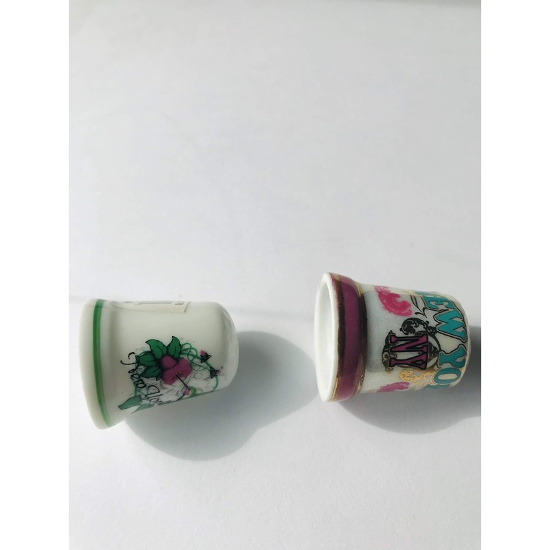 New York Souvenir Collectible Thimble - 2 Pack