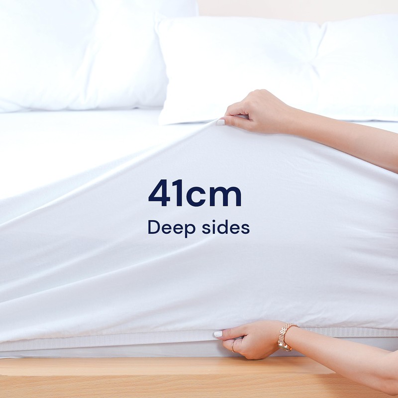 Sheet Story 100% Brushed Cotton Flannelette Double Fitted Sheet -
