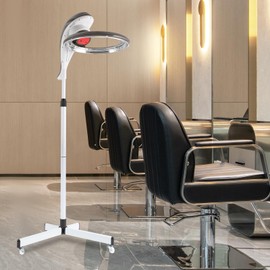 Stand Hair Dryer, 950W Rotating Hair Dryer Orbiting Rotating Hair Processor, Adjustable Height & Angle Perm Styling Color Processor for Salon Beauty Home Hair Care, Dyeing, Oil Treatment (Grey)