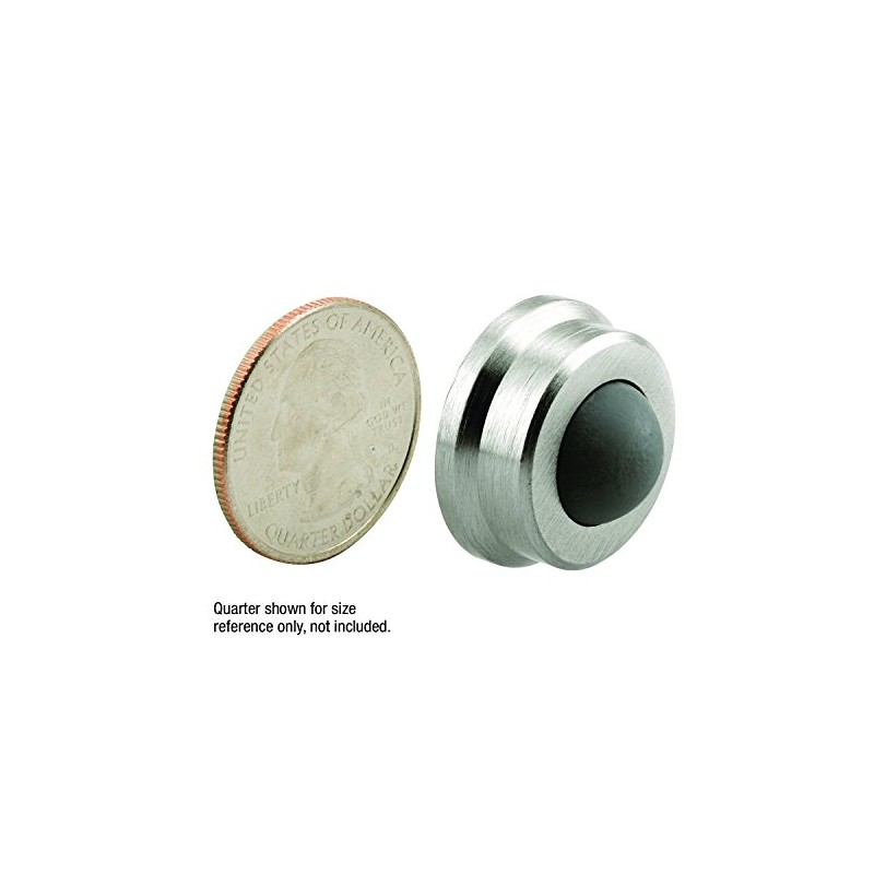 Prime-Line J 4647 1 In., Cast Brass, Brushed Chrome, Wall