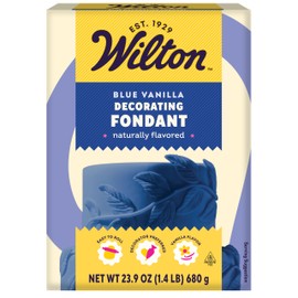 Wilton Decorator Preferred Easy to Roll Fondant for Cakes, Cupcakes and Other Fun Desserts, 24 Ounce, Royal Blue