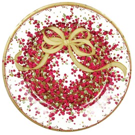 Caspari 27cm Pepperberry Dinner Plates, Pack of 8