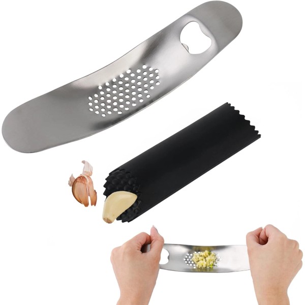 Does not apply Garlic Press and Peeler Set, Stainless Steel