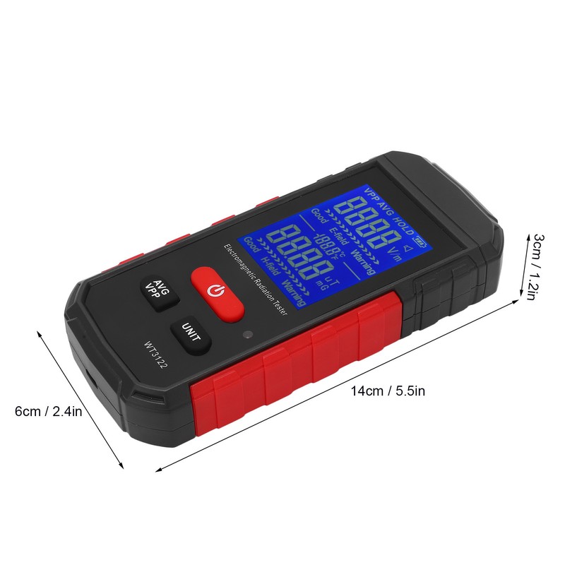 Radiation Detector Electric Field Magnetic Field Detection Data Lock Electromagnetic