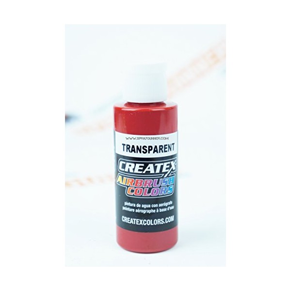 Createx Airbrush Colors 5117 Transparent Brite Red 2oz. Paint. by