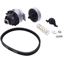 LSSOCH Primary & Secondary Pulley Kit with Belt MIA13031 MIA12482 Compatible with JD Models D105 E100 X105 X106