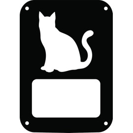 JeepTails Sitting Cat tail lamp light covers Compatible with Jeep JK Wrangler - Black - Set of 2