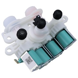 2026 UPGRADED W11165546 w11220230 Washer Water Inlet Valve Replacement - Fits Whirlpool, Maytag, Kenmore, Crosley - Replaces W10599423 W10758828 W11096267 33090105 AP6284346 PS12348013