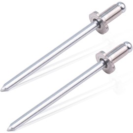 GTPARTES 1 Pair Nos Dash Rosette Rivets Stainless Steel Fit For Mopar Ford Amc Vin Door Tag