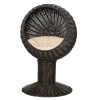 27-Inch Elevated Cat Bed with Rotatable Egg Chair Pod Thick