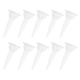 SQXBK 10PCS 55mm White Soft Rubber Nozzle Tip Replacement Filler Tool Caulking Cone Nozzles for Caulking Floor Sealing Door and Window Cracking Corner